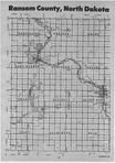 Ransom County Index Map 1, Ransom and Sargent Counties 1988